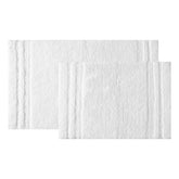 The Premium Luxury Textured Bath Rug Bright White